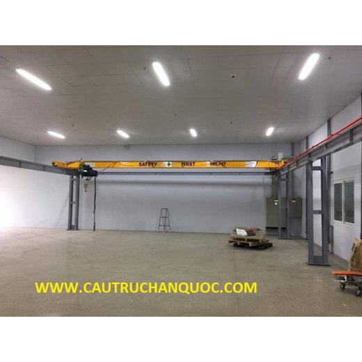 Cầu trục 1 tấn hàn quốc 1 dầm đơn khẩu độ nhà xưởng 15m