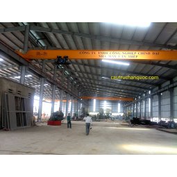 Cầu trục 5 tấn hàn quốc 1 dầm đơn khẩu độ nhà xưởng 15m