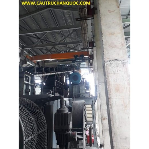 Cầu trục 7.5 tấn hàn quốc 1 dầm đơn khẩu độ nhà xưởng 15m 