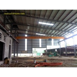 Cầu trục 3 tấn hàn quốc 1 dầm đơn khẩu độ nhà xưởng 15m
